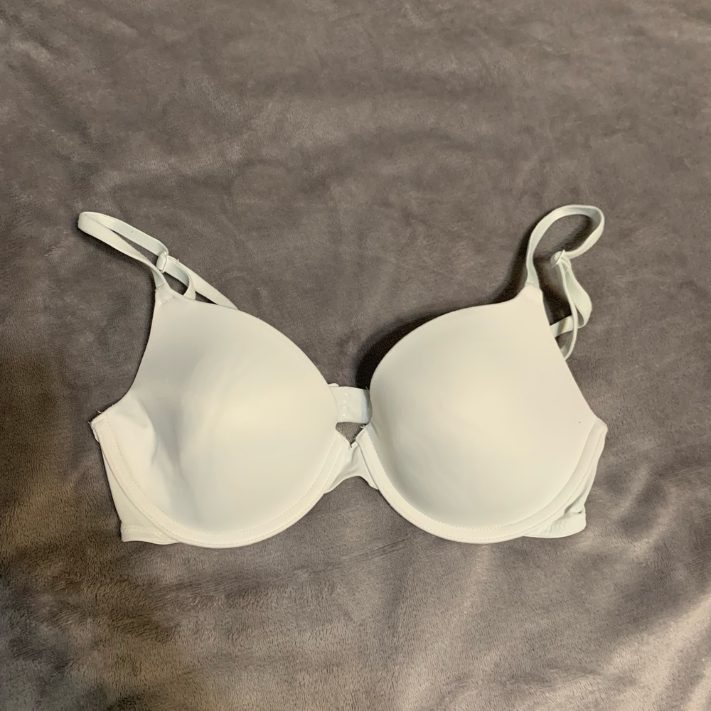 pink white bra